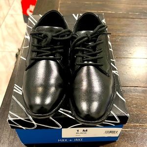 Boys Black Dress Shoes